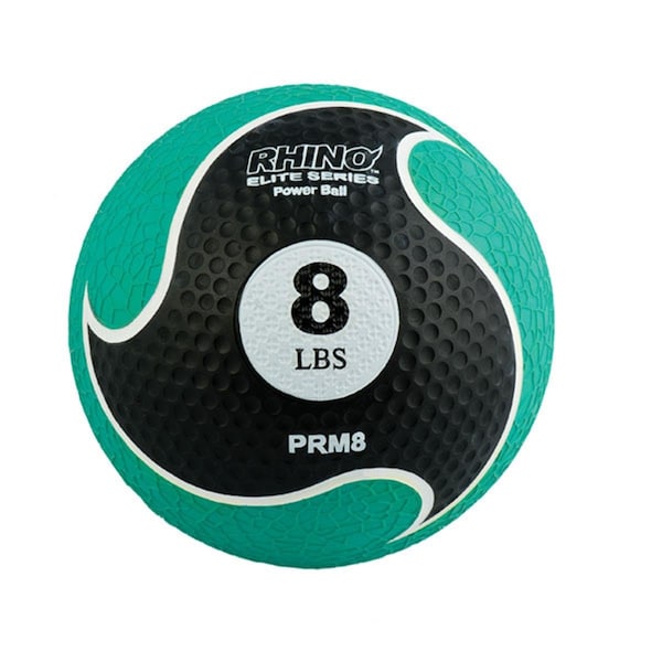 Champion Sports 8 lbs Rhino Elite Medicine Ball, Green CH56057 - main